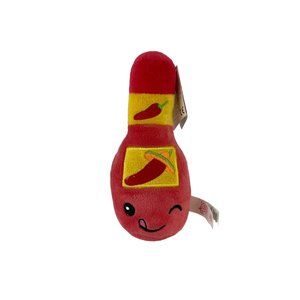 Russ Blaze‎ Hot Sauce Plush 7 Inch Snackeez Stuffed Toy Red Chili Pepper Kawaii